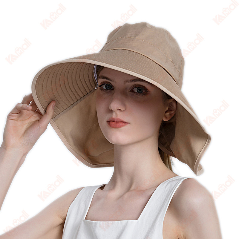 fashion polyester material summer hats